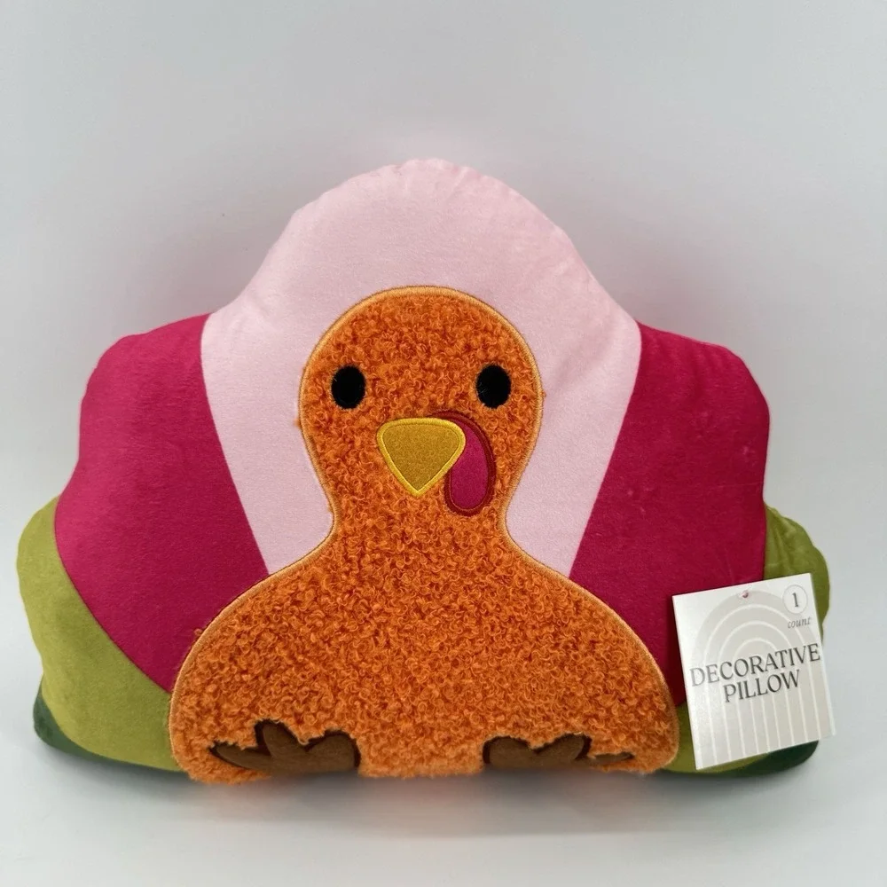 NWT 2024 Target‎ Bullseye THANKSGIVING Bundle Decorative Plush Pillows HandTowel
